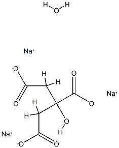 柠檬酸三钠盐水合物 结构式