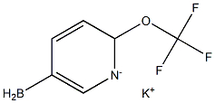 2-甲氧基吡啶-5-三氟硼酸钾 结构式