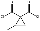 1,1-Cyclopropanedicarbonyl chloride, 2-methyl- (6CI) 结构式