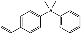 Pyridine,2-[(4-ethenylphenyl)dimethylsilyl]-(9CI) 结构式