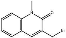 2(1H)-Quinolinone,3-(bromomethyl)-1-methyl-(9CI) 结构式