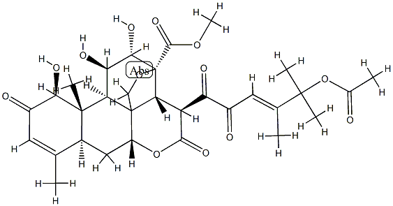 bruceanol C 结构式