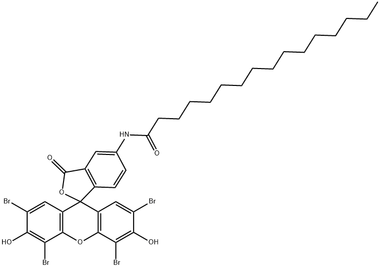 5-(N-hexadecanoyl)aminoeosin 结构式