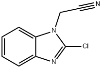 1H-Benzimidazole-1-acetonitrile,2-chloro-(9CI) 结构式