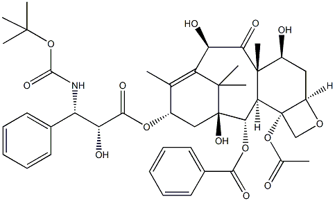 多西紫杉醇 结构式