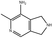 1H-Pyrrolo[3,4-c]pyridine,7-amino-2,3-dihydro-6-methyl-(6CI) 结构式