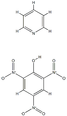Phenol,2,4,6-trinitro-, compd. with pyridine (1:1) 结构式