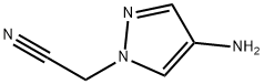 2-(4-amino-1H-pyrazol-1-yl)acetonitrile 结构式