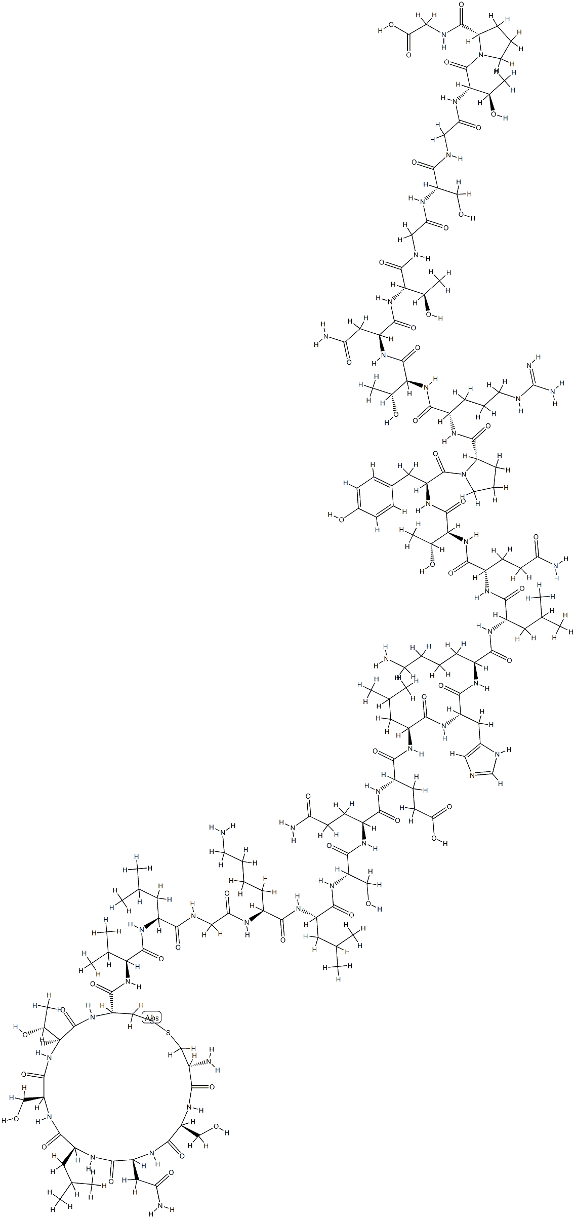 32a-Glycine-calcitonin (SalMon) 结构式