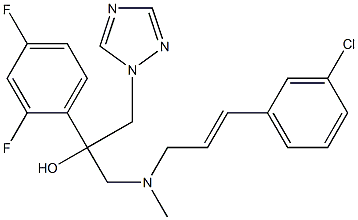 CytochroMe P450 14a-deMethylase inhibitor 1f 结构式