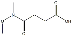 4-(METHOXYMETHYLAMINO)-4-OXOBUTANOIC ACID 结构式