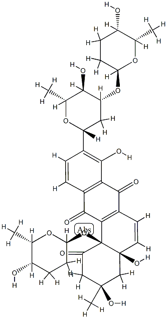 抗生素 OM-4842 结构式