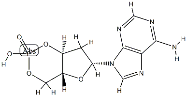 2'-deoxy cyclic AMP 结构式