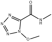 1H-Tetrazole-5-carboxamide,1-methoxy-N-methyl-(9CI) 结构式