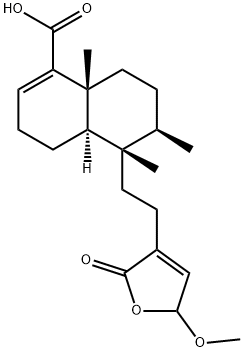 15,16-二氢-15-甲氧基-16-氧代哈氏豆属酸 结构式