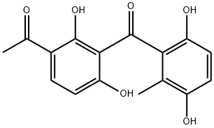 白首乌二苯酮 结构式