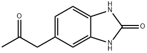 2H-Benzimidazol-2-one,1,3-dihydro-5-(2-oxopropyl)-(9CI) 结构式