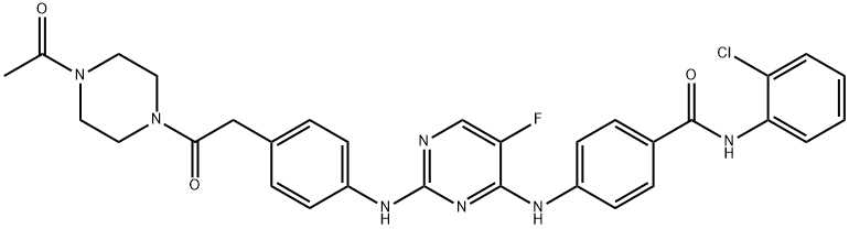 Aurora A inhibitor II 结构式