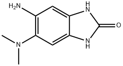 5-amino-6-(dimethylamino)-1,3-dihydro-2H-benzimidazol-2-one(SALTDATA: 2HCl 1H2O) 结构式