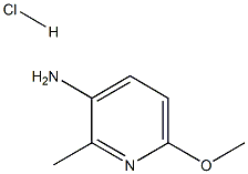 6-methoxy-2-methylpyridin-3-amine hydrochloride 结构式