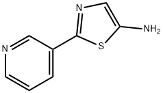 2-(吡啶-3-基)噻唑-5-胺 结构式