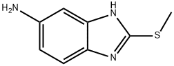 Benzimidazole, 5(or 6)-amino-2-(methylthio)- (6CI) 结构式
