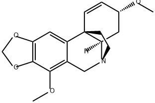 1,2-Didehydro-3α,7-dimethoxycrinan 结构式