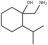 Cyclohexanol,1-(aminomethyl)-2-(1-methylethyl)-(9CI) 结构式