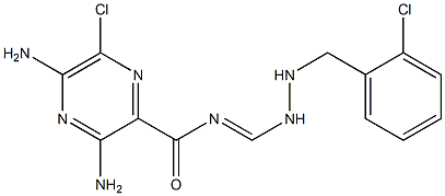 2-chlorobenzylamiloride 结构式