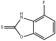 4-氟苯并噁唑-2(3H)-硫酮 结构式