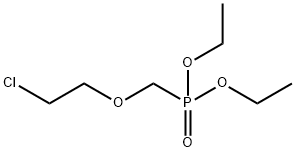 [(2-氯乙氧基)甲基]膦酸二乙酯 结构式