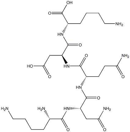 KNQDK peptide 结构式