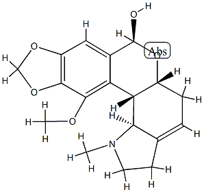 11-Methoxy-1-methyl-9,10-[methylenebis(oxy)]lycorenan-7α-ol 结构式