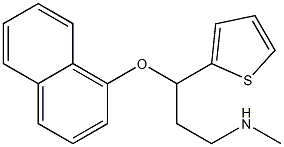 度洛西汀 结构式