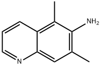 6-Quinolinamine,5,7-dimethyl-(9CI) 结构式