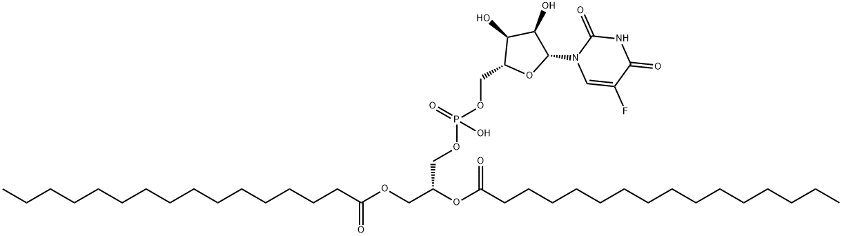 1,2-dipalmitoylphosphatidylfluorouridine 结构式