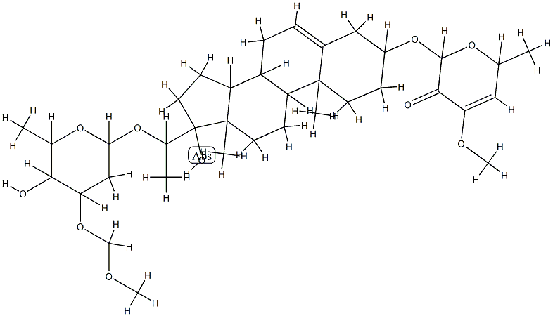 北五加皮苷O 结构式