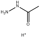 Acetic  acid,  hydrazide,  conjugate  monoacid  (9CI) 结构式