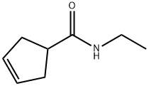 3-Cyclopentene-1-carboxamide,N-ethyl-(9CI) 结构式