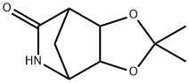 (3AR,4R,7S,7AS)-2,2-二甲基四氢-4,7-甲桥[1,3]二噁戊环并[4,5-C]吡啶-6(3AH)-酮 结构式