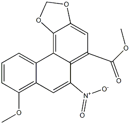 aristolochic acid-I, methyl ester 结构式