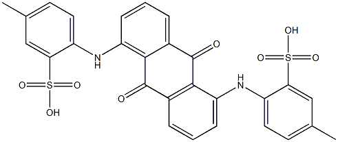 Anthraquinone violet 结构式