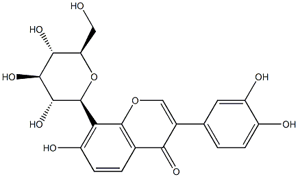 3'-羟基葛根素 结构式