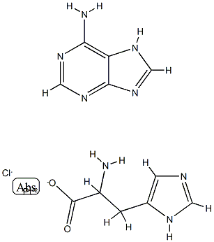 histidinatoadenine platinum(II) 结构式