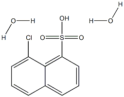 8-氯萘磺酸二水合物 结构式