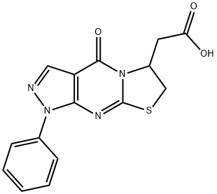 2-{2-oxo-6-phenyl-10-thia-1,5,6,8-tetraazatricyclo[7.3.0.0,]dodeca-3(7),4,8-trien-12-yl}acetic acid 结构式