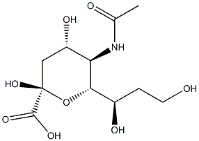 N-acetyl-8-deoxyneuraminic acid 结构式