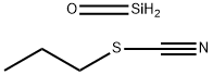 3-(硫氰基)丙基官能化硅胶 结构式