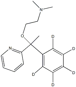 多西拉敏苯基-D5 结构式