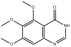 5,6,7 - TRIMETHOXY - QUINAZOLIN - 4(3H) - ONE 结构式